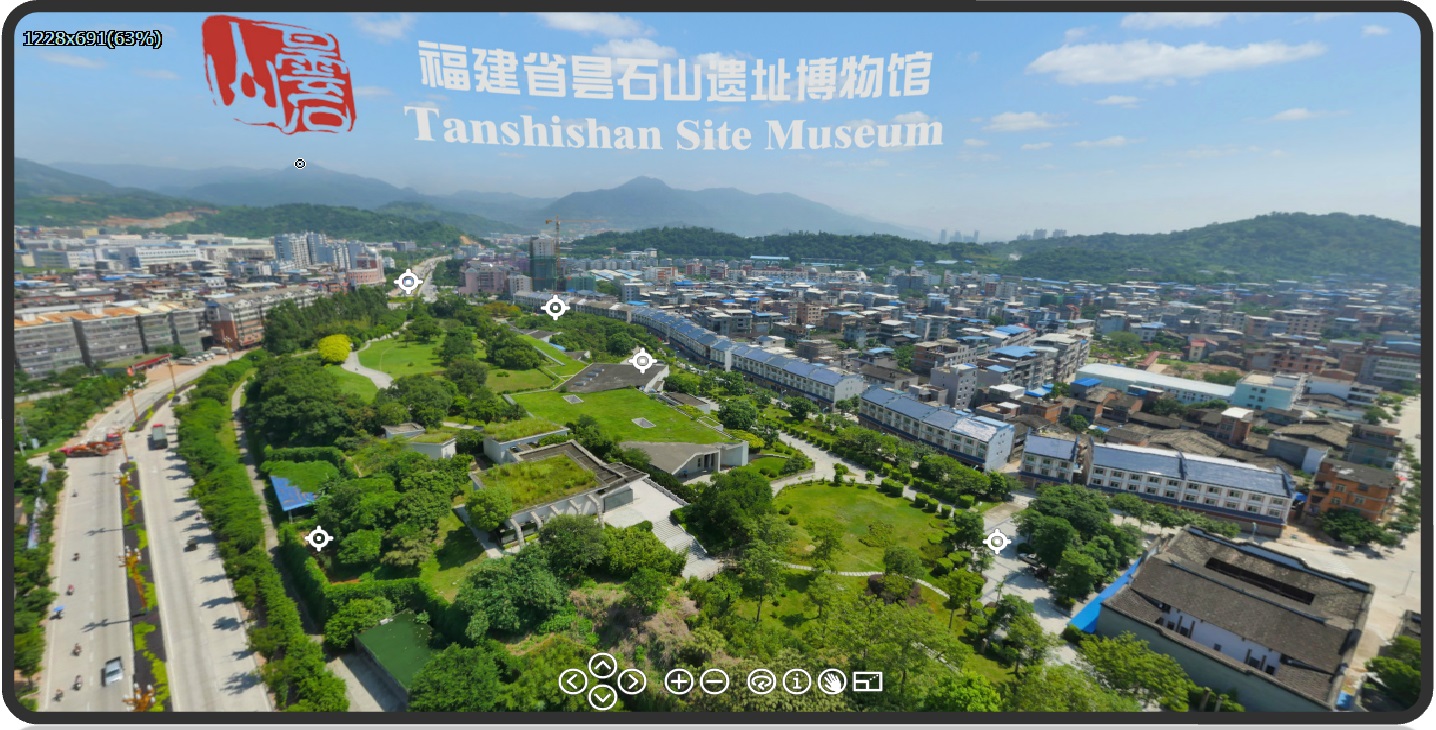 福建昙石山(shān)遗址博物(wù)馆720°全景图案例